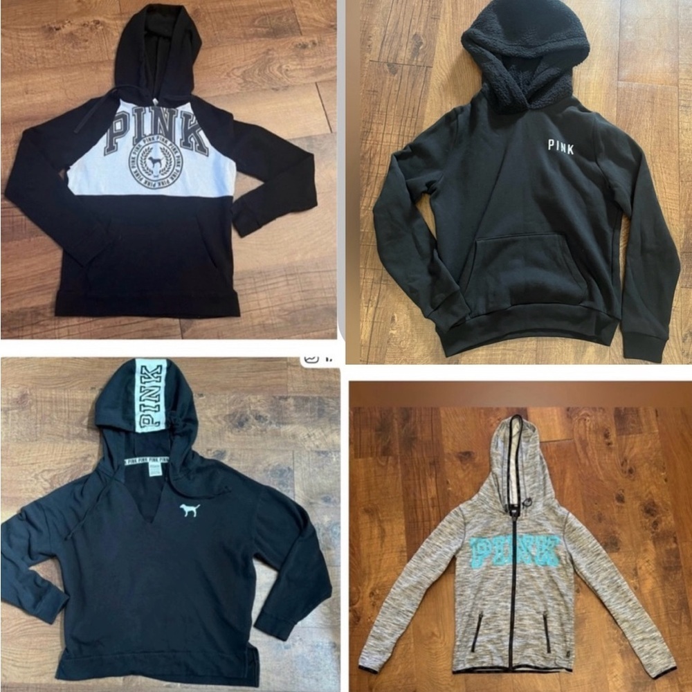PINK by Victoria’s Secret hoodie bundle 4 Total XS extra small